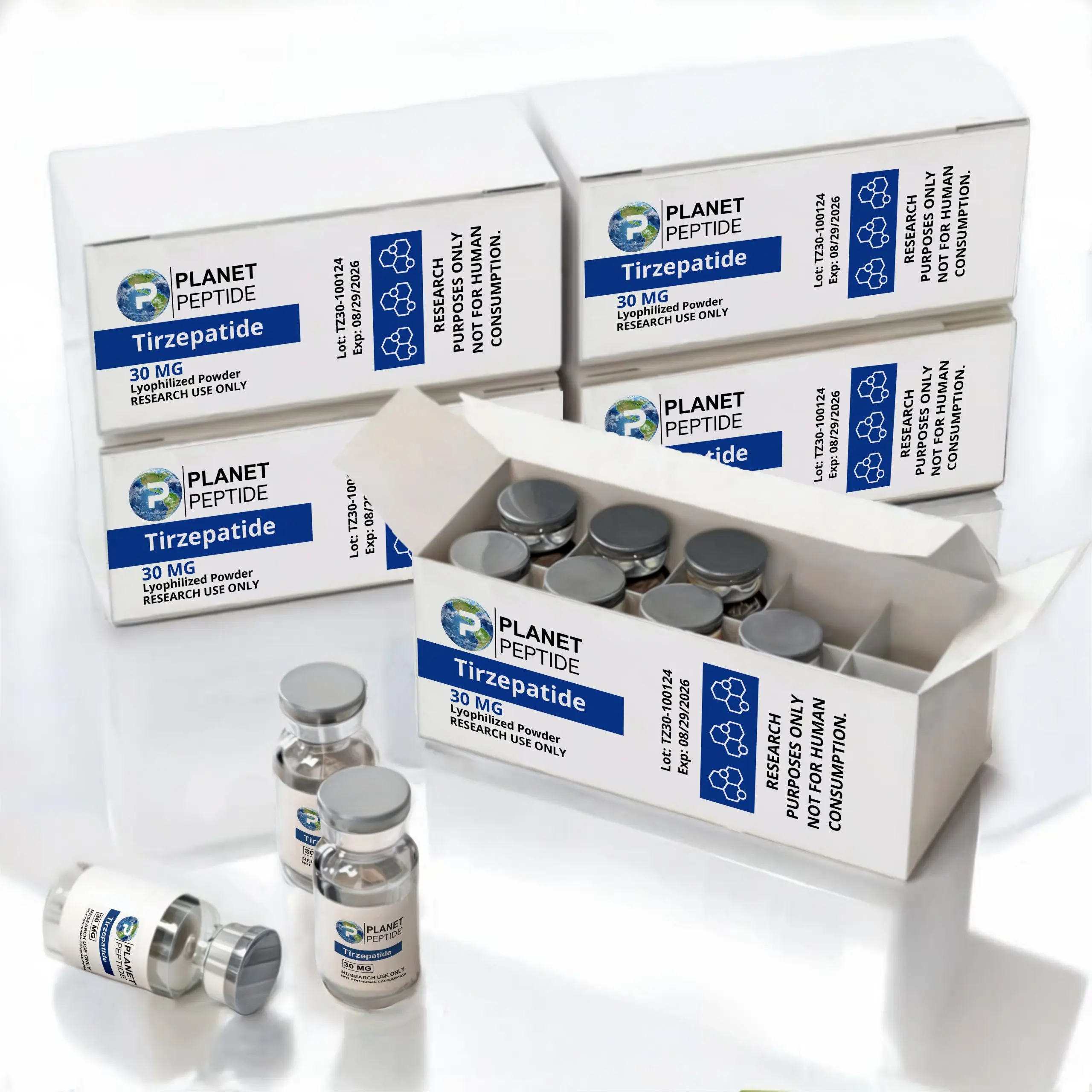 Bulk Tirzepatide-RUO 30MG x 10 Vials | Premium Quality